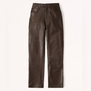 abercrombie vegan leather pants